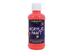 SARGENT Neon Acrylic 8oz Red
