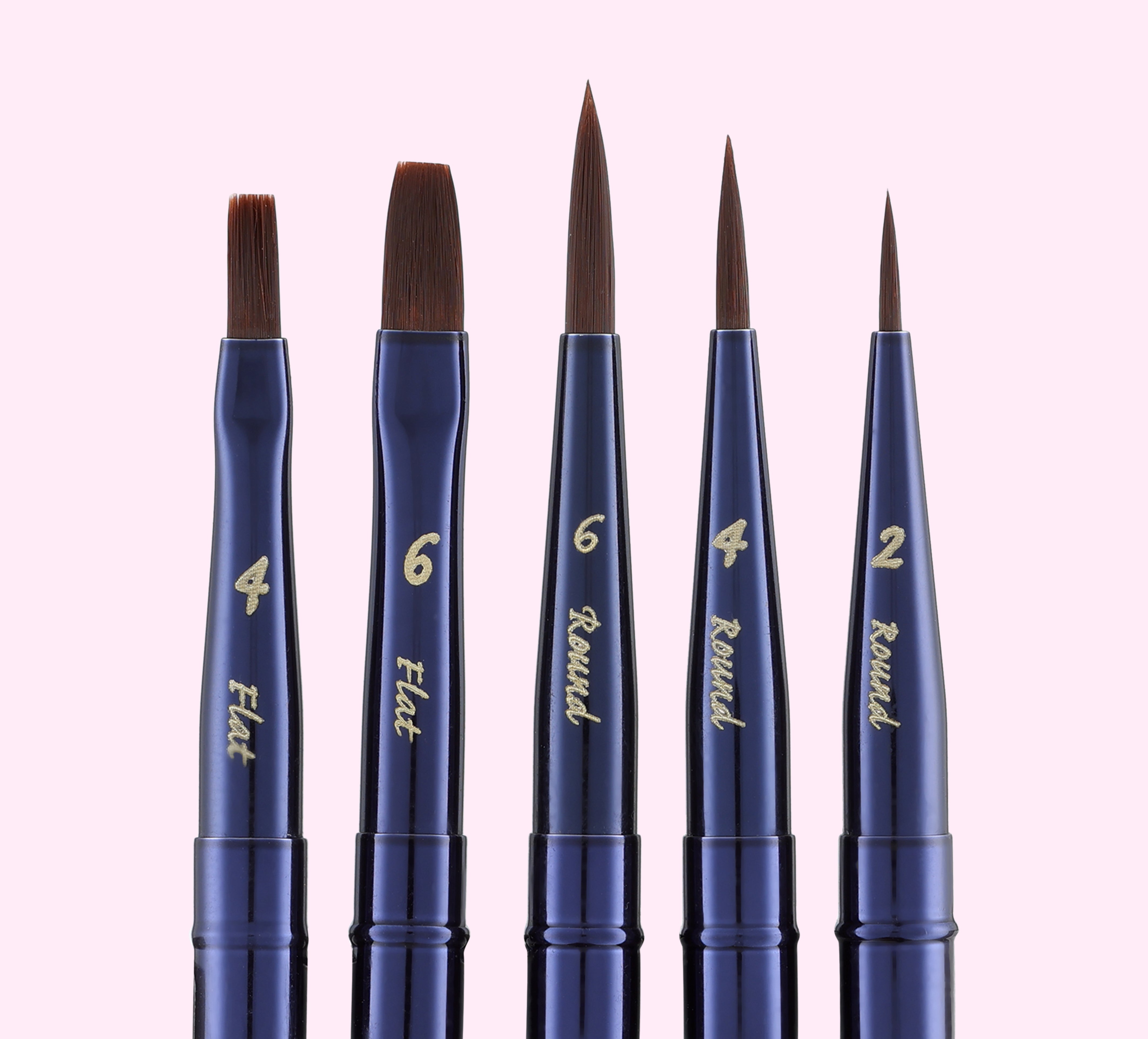 PANART D'RAMBLE REVERSIBLE BRUSH SET R-4 F-6 - Al Masam Stationery LLC Main image