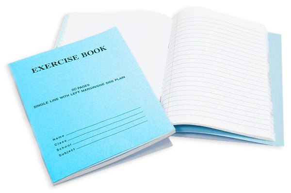 Notebook Single Line with One Side Plain 80 Pages (interleaf) - Al Masam Stationery LLC