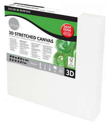 Daler Rowney 3D Stretched Canvas 80*80cm/32*32" - Al Masam Stationery LLC