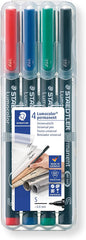 Staedtler 313-WP4-S Lumocolor OHP Permanent Pen U-Fine - Al Masam Stationery LLC