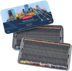 Derwent Colored Pencils Metal Tin, 72 Count