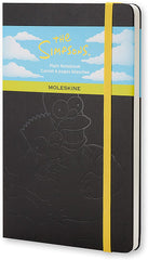 Moleskine Simpson Limited Edition Simpson Plain Large Size Notebook Black - Al Masam Stationery LLC