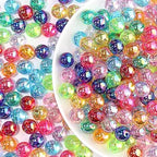 Assorted Colour Plastic Beads for Crafts and Jewellery Making