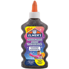 Elmer's Glitter Glue 177 ml Black - Al Masam Stationery LLC