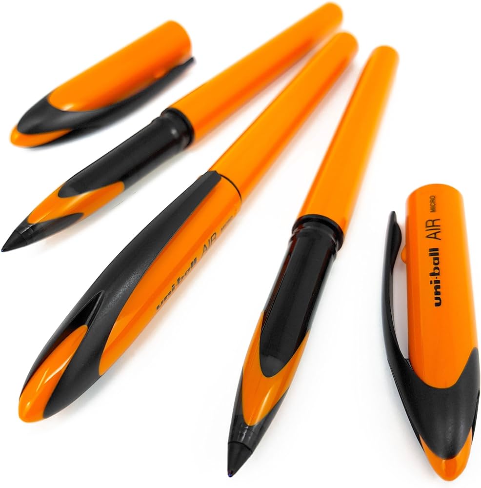 Mitsubishi Uni-ball Air Micro Roller Pen Orange Pack - Al Masam Stationery LLC Main image
