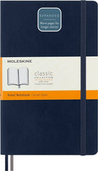 Moleskine Classic Soft Cover Notebook Ruled Extra Large Sapphire Blue - Al Masam Stationery LLC