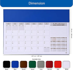 FIS Blue PVC 490x340mm Arabic-English 2026 Desk Planner - FSDK2AE26BL