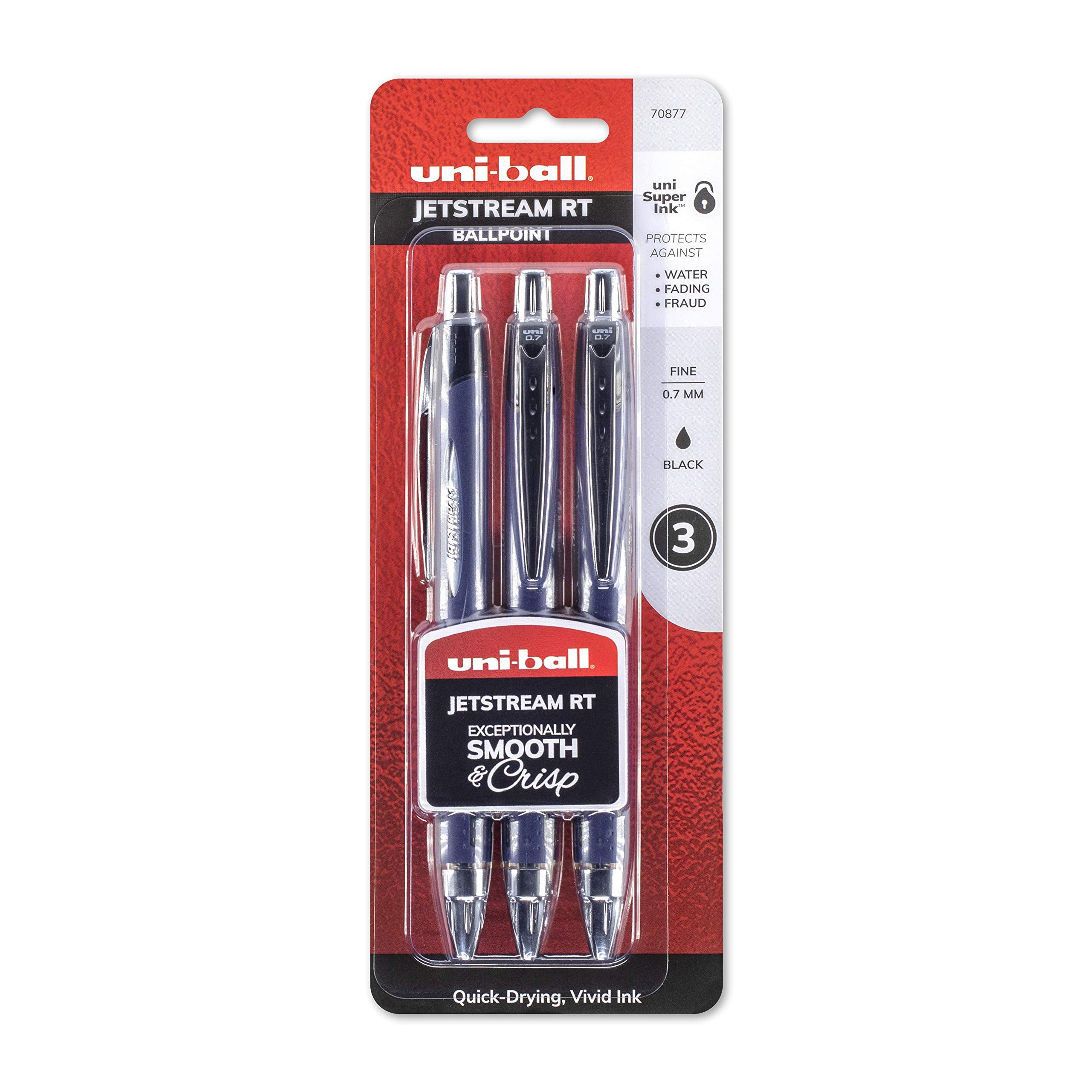 Mitsubishi Jetstream Colours Ret. 0.7mm Red Pack - Al Masam Stationery LLC Main image