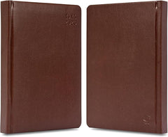 FIS Dark Brown A5 PU 2026 Daily Diary - FSDI19AE26DBR - Al Masam Stationery LLC