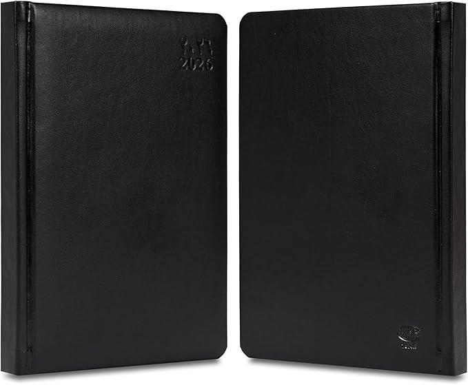 FIS Black A5 PU 2026 Daily Diary - FSDI19AE26BK - Al Masam Stationery LLC