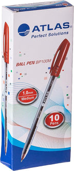 Atlas Smart Grip Ball Pen Red 1mm | Writing Pen