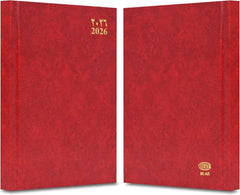 FIS Red A5 Vinyl 2026 Sat-Sun AE Diary - FSDI90AE26RE