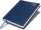 FIS Blue A5 Vinyl 2026 Daily Diary - FSDI18AE26BL