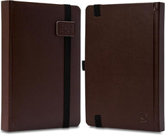 FIS Dark Brown A5 PU Band 2026 AE Diary - FSDI84AE26DBR - Al Masam Stationery LLC