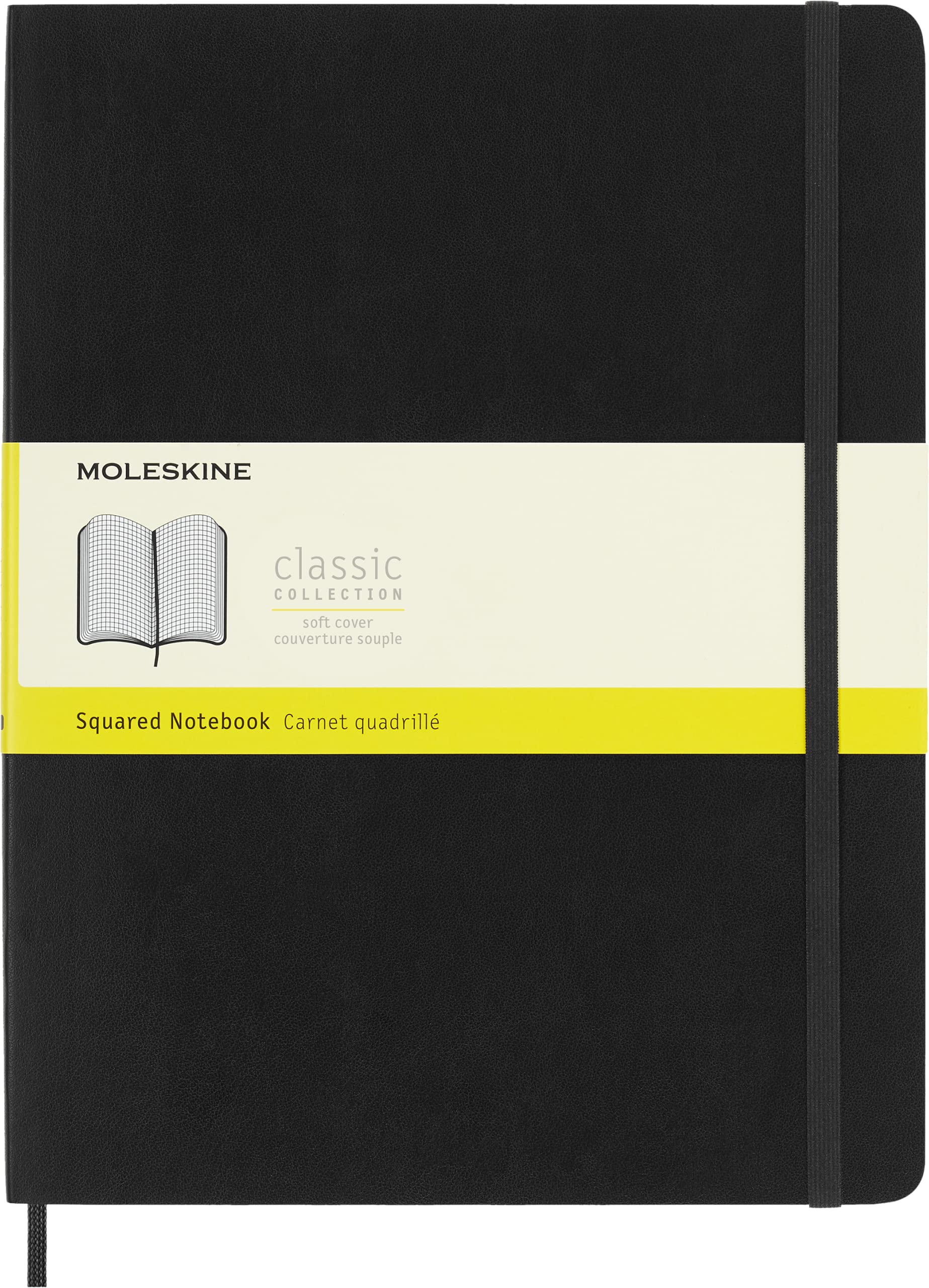 Moleskine Pocket Reporter Square Large Notebook Black 9 Pcs Display - Al Masam Stationery LLC Main image