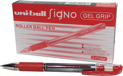 Uniball Signo Gel Pen 0.7mm Red - Al Masam Stationery LLC