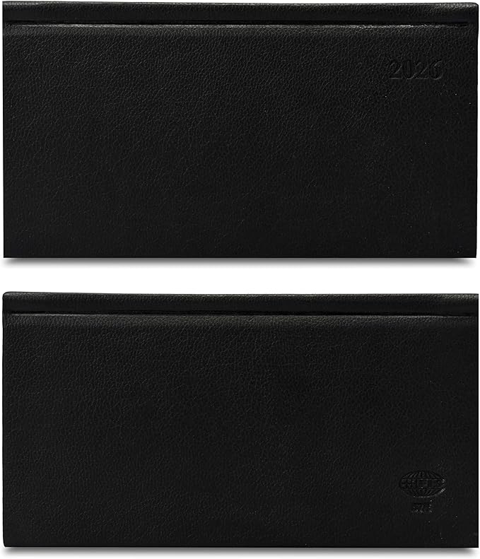 FIS Black Slim PU 2026 Weekly Diary - FSDI57E26BK - Al Masam Stationery LLC