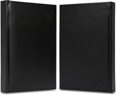 FIS Black A5 Gold-Edge PU 2026 Daily Diary - FSDI20AEG26BK - Al Masam Stationery LLC
