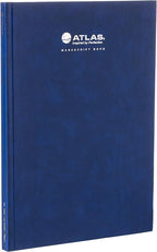 Atlas Manuscript Book in black, 10 x 8 inches with 192 pages, suitable for writing and note-taking.