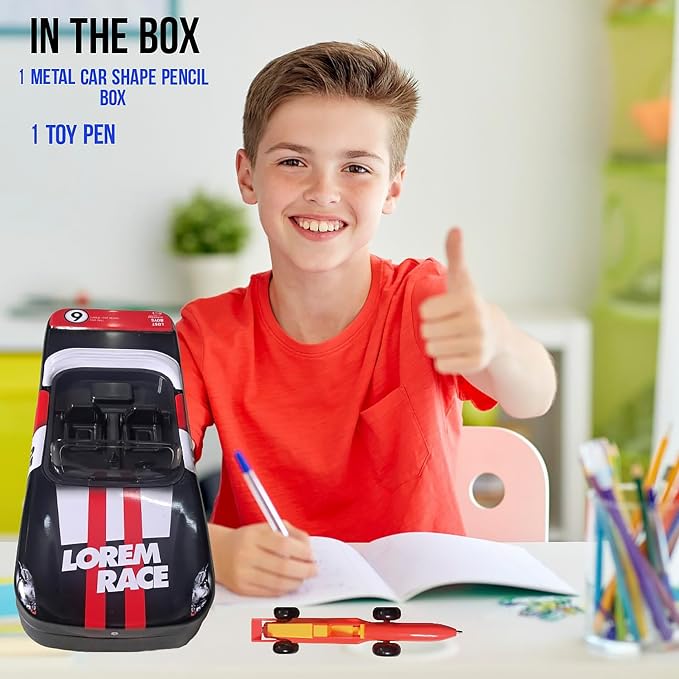 Cars Pencil Case for School Stationery