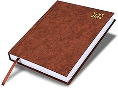 FIS Brown A4 Hard Cover Arabic-English Daily 2026 Diary - FSDI41AE26BR