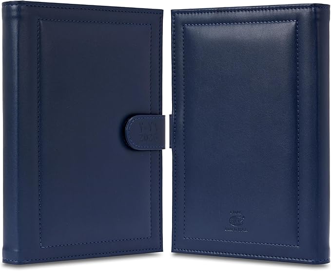 FIS Blue 170×240 PU Lock 2026 AE Diary - FSDI61026AEBL - Al Masam Stationery LLC