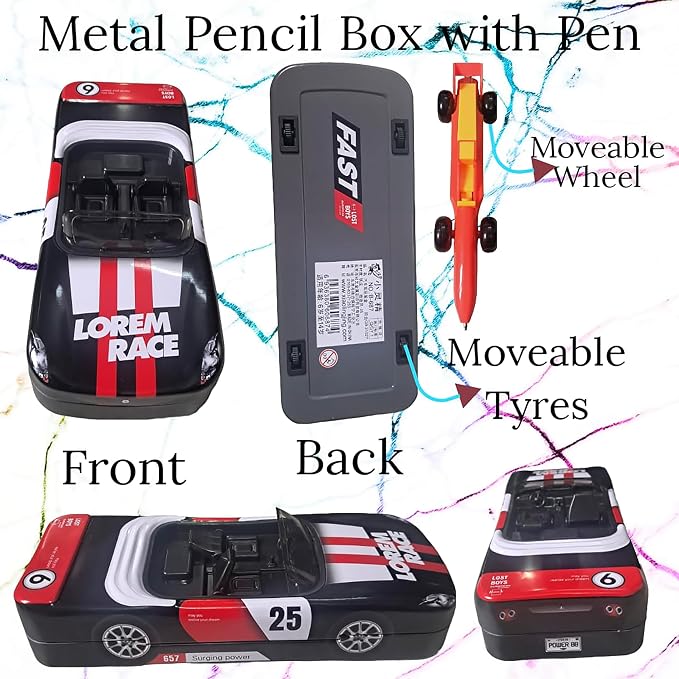 Cars Pencil Case for School Stationery