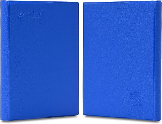 FIS Blue Pocket PVC 2026 2-Day Diary - FSDI09AE26BL - Al Masam Stationery LLC