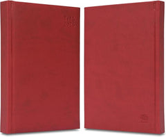 FIS Maroon A5 Gold-Edge PU 2026 Daily Diary - FSDI20AEG26MR