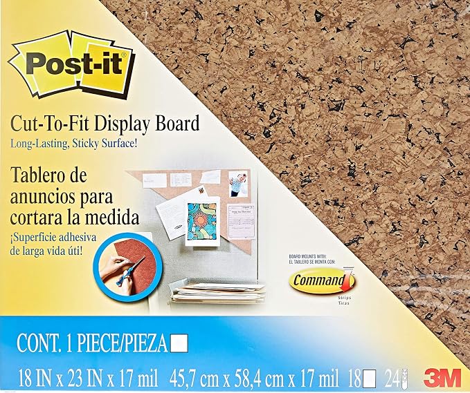 Post-it® Bulletin Board 558 – Self-Stick, 457 x 584 mm