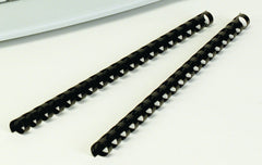 Comb Binding Spiral 28mm Plastic - Black - Al Masam Stationery LLC