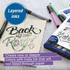 FABER-CASTELL India ink Pitt  Artist Pen Lettering 4x