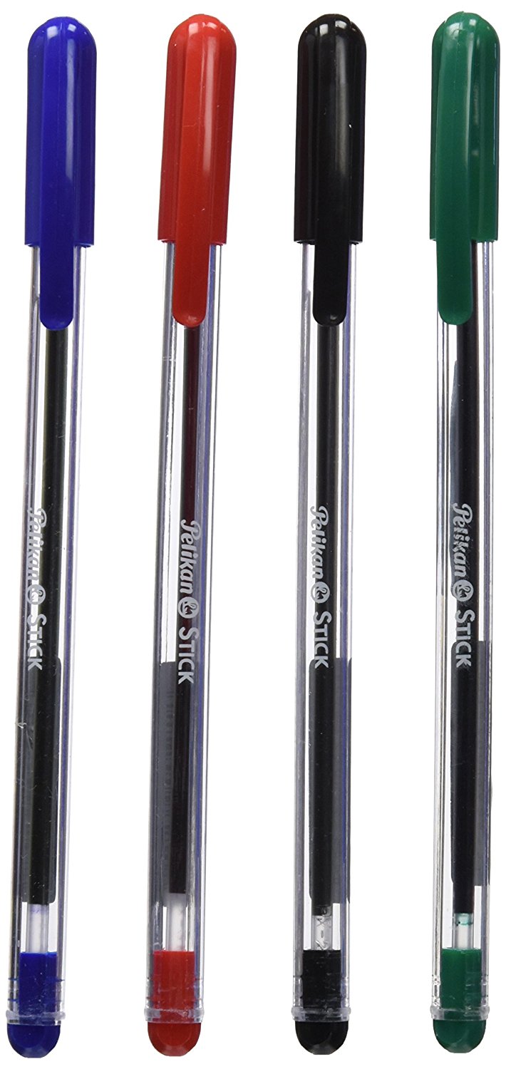 Ball pen pelikan stic - Black - Al Masam Stationery LLC