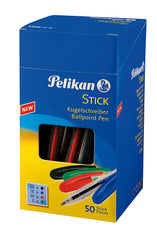 Ball pen pelikan stic - Black - Al Masam Stationery LLC