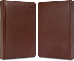 FIS Dark Brown A5 PU Gold-Edge 2026 Diary - FSDI19AEG26DBR - Al Masam Stationery LLC