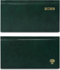 FIS Green Slim Vinyl 2026 Weekly Diary - FSDI51E26GR