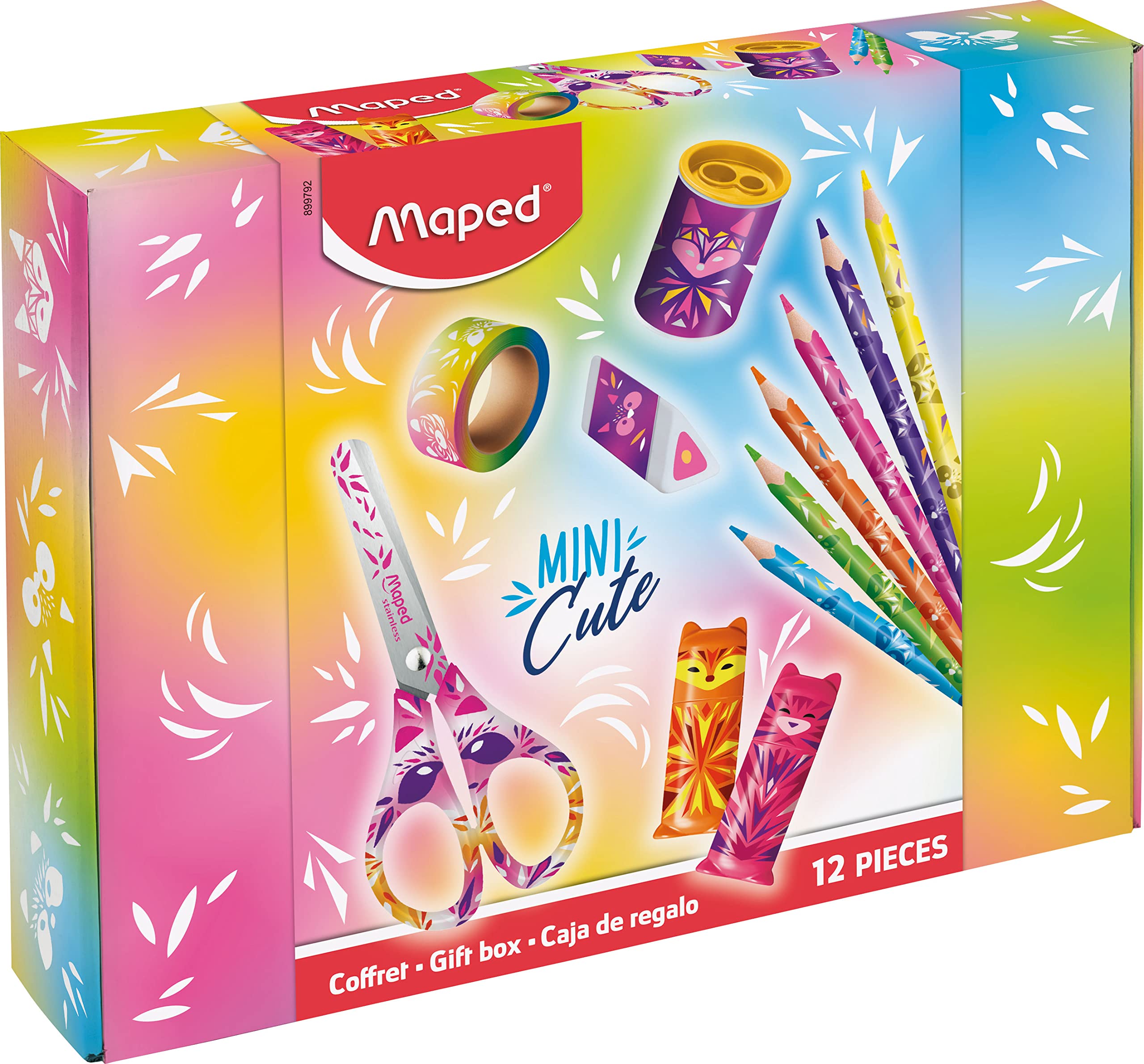 Maped Mini Cute Drafting Set 4 Pcs - Al Masam Stationery LLC Main image