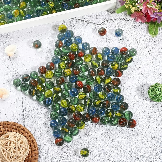 Marbles Assorted Colours 500g for Crafts & Decoration Secondary image