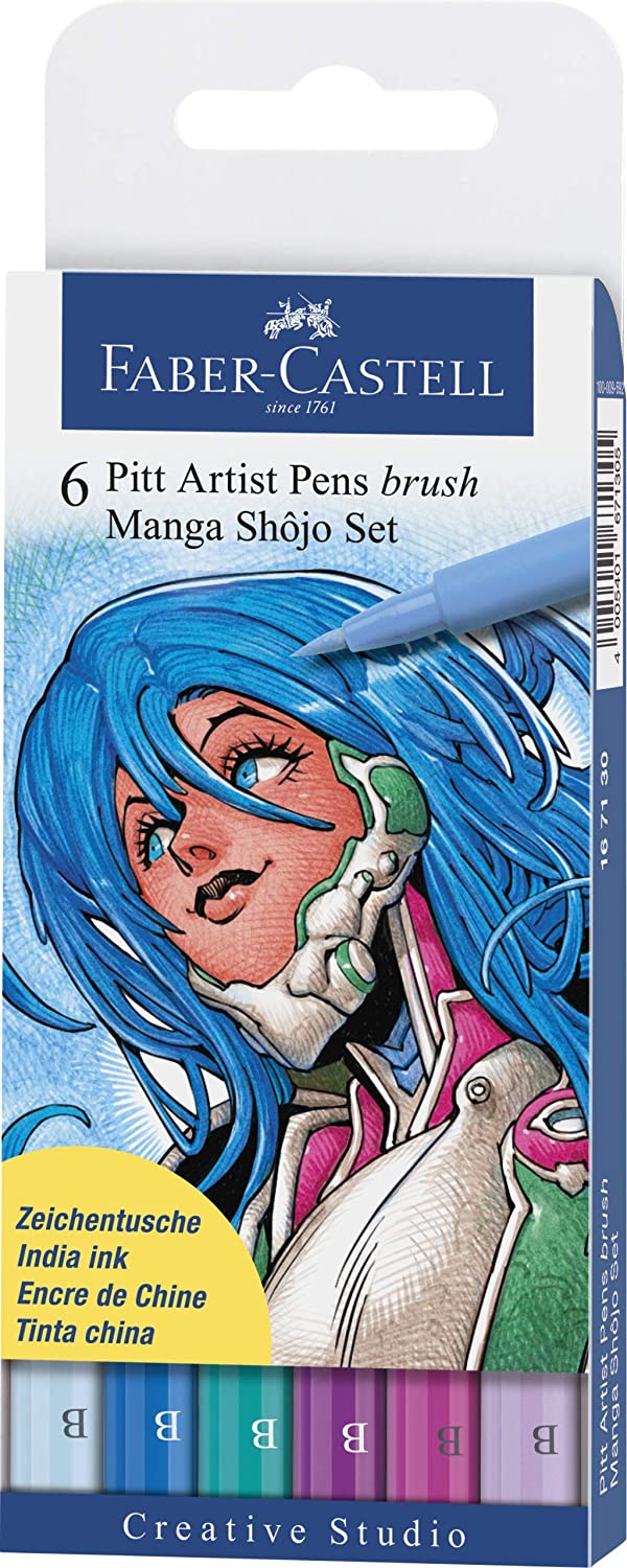 FABER-CASTELL PITT Artist Pen "Shojo" Manga - Al Masam Stationery LLC