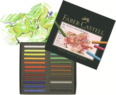 FABER-CASTELL Polychromos Artists Color Pastels Cardboard - (24 Pcs) - Al Masam Stationery LLC