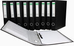 Alba Rado A4 Broad Box File 8 cm – Marble Finish High-Capacity File