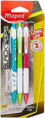 Maped Mech Pencil 0.7 Long Life Pack of 3Pcs - Al Masam Stationery LLC