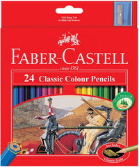 FABER-CASTELL Cardboard packet of 24 color Classic Line