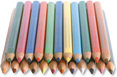 FABER-CASTELL JUMBO GRIP COL.PENCIL 12 COL - Al Masam Stationery LLC