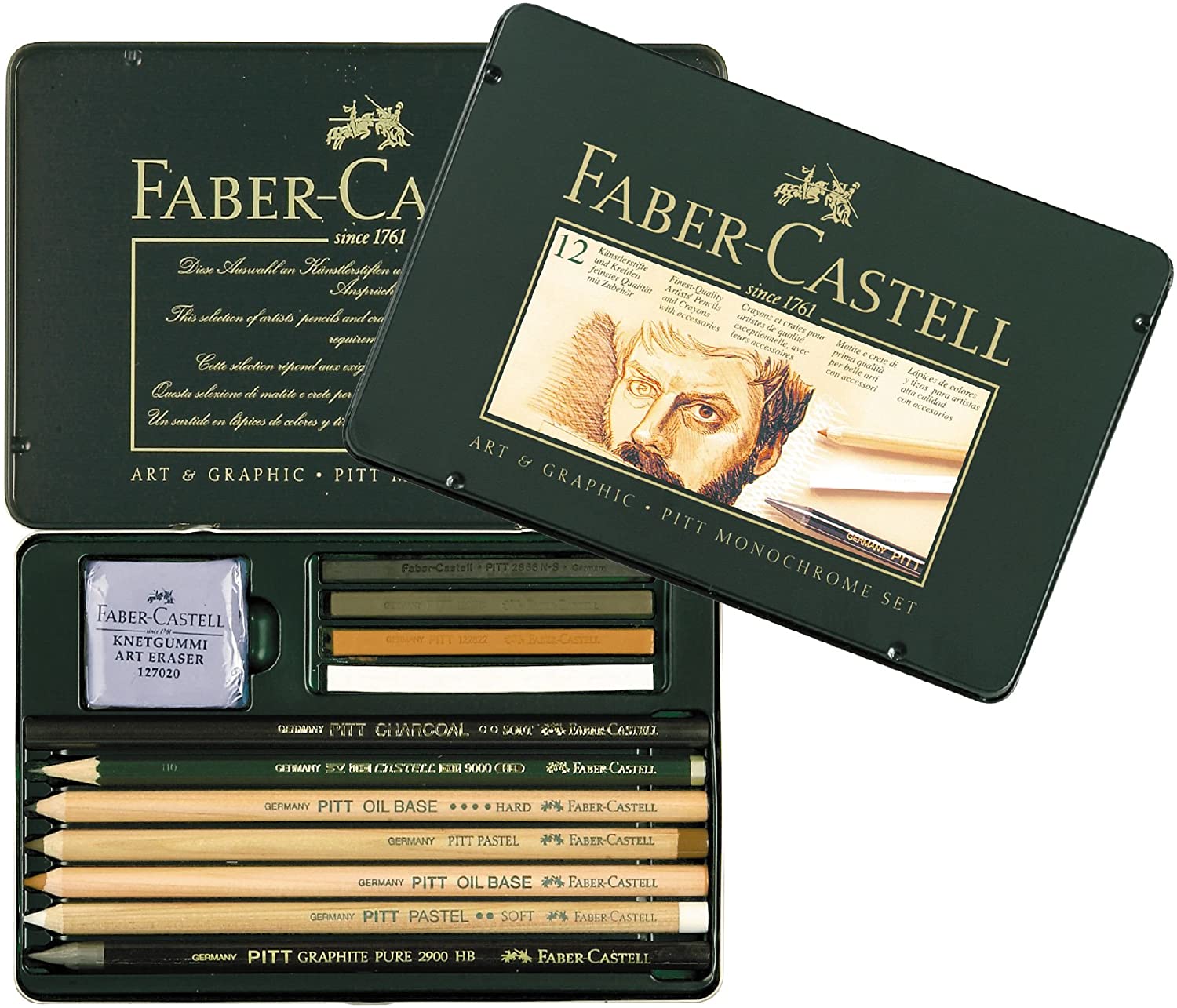 FABER-CASTELL PITT MONOCHROME SET - Al Masam Stationery LLC