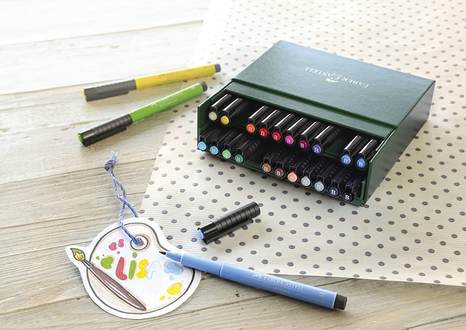 FABER-CASTELL PITT ARTIST Pen Broad - (Pack of 24) - Al Masam Stationery LLC