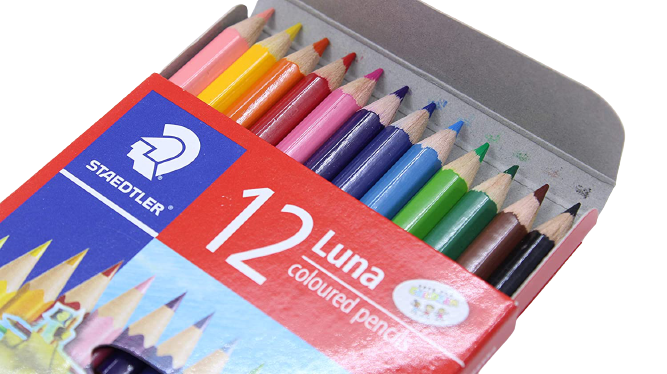 Staedtler Luna Color Pencils Short 12color - Al Masam Stationery LLC