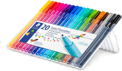 Staedtler 338 Triplus broadliner set 20 Colors - Al Masam Stationery LLC