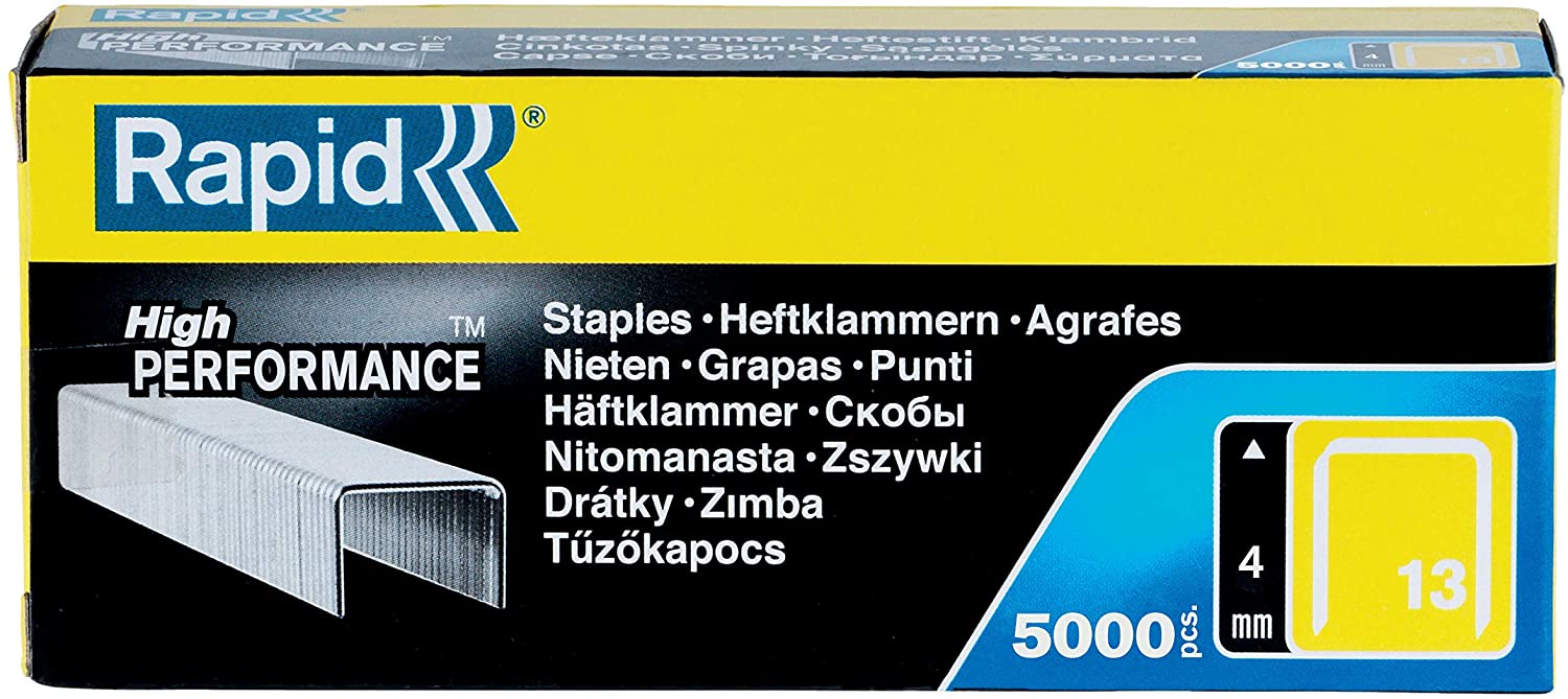Rapid 13/4 Staples R13 and R23 and R19 4mm shank length - Al Masam Stationery LLC